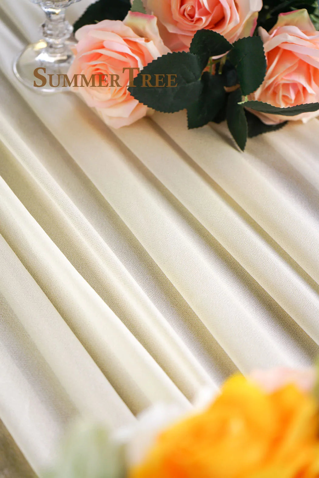 10 Meters Wedding Arch Drape Fabric Sheer Chiffon Tulle Curtain Draping Backdrop Party Supplies Home Drapery Ceremony Decoration