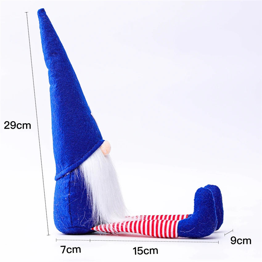 16 Styles American Independence Day Decoration Gnome Doll Patriotic Veterans Day Plush Gnome Doll 4th of July Decor Easter Gnome