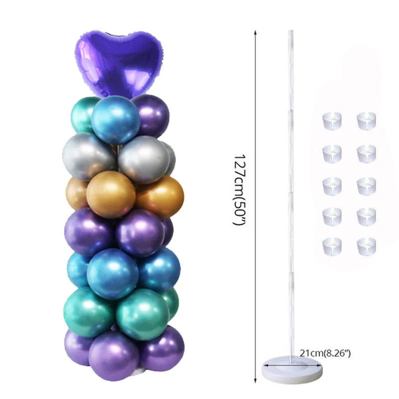 Gender Reveal Balloons Column Holder Question Mark Balloon Stand Boy or Girl Gender Reveal Birthday Party Decoration BabyShower