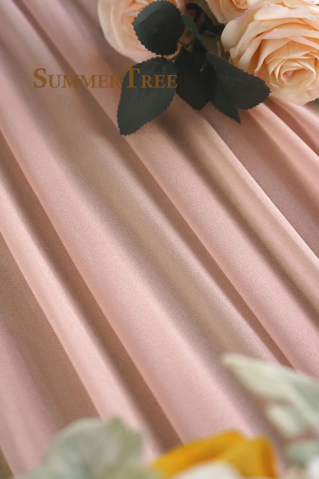 10 Meters Wedding Arch Drape Fabric Sheer Chiffon Tulle Curtain Draping Backdrop Party Supplies Home Drapery Ceremony Decoration