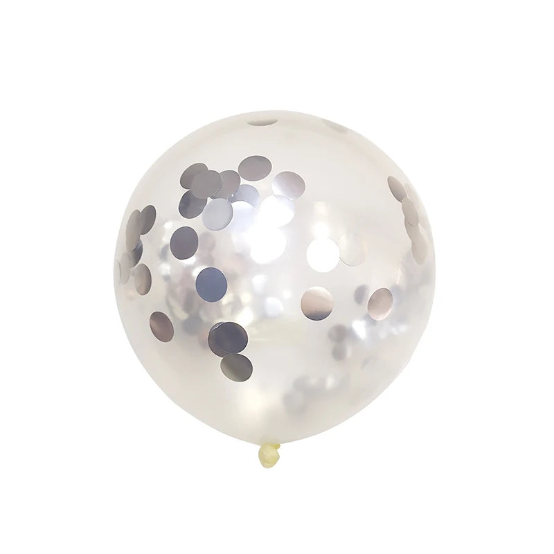 20/50pcs Gold Confetti Latex Balloons Glitter Clear Transparent Helium Balloon Wedding Baby Shower Birthday Party Decorations