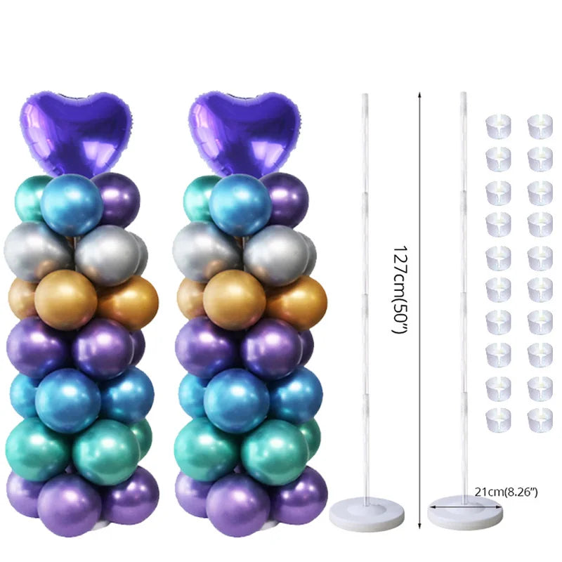 Gender Reveal Balloons Column Holder Question Mark Balloon Stand Boy or Girl Gender Reveal Birthday Party Decoration BabyShower