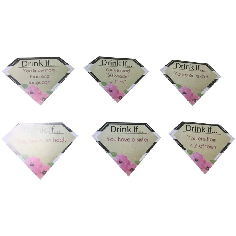 Bachelorette Party Drink If Game Cards Wedding Engagement Bridal Shower Birthday Party Girls Night Activity Drinking Games Suppl