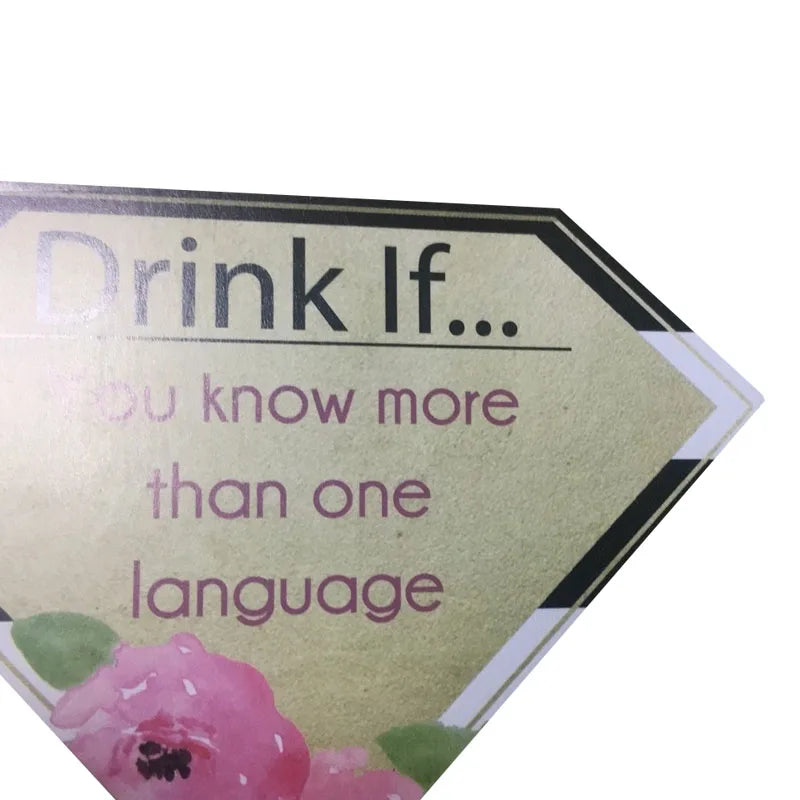 Bachelorette Party Drink If Game Cards Wedding Engagement Bridal Shower Birthday Party Girls Night Activity Drinking Games Suppl