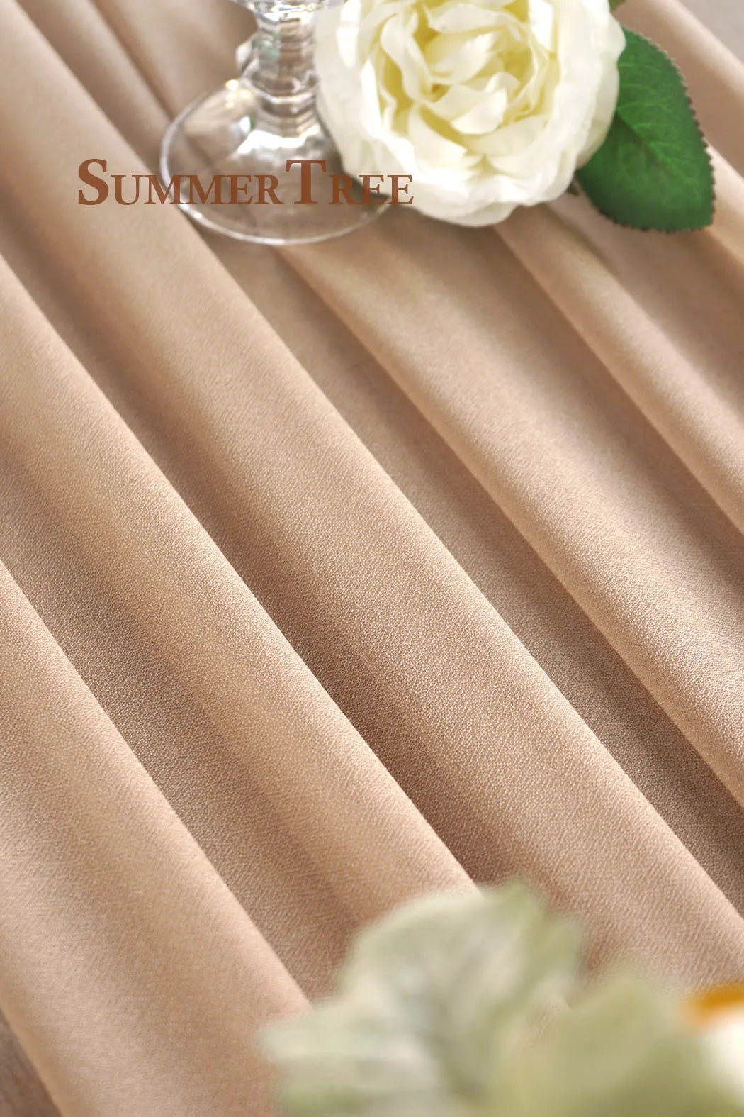 10 Meters Wedding Arch Drape Fabric Sheer Chiffon Tulle Curtain Draping Backdrop Party Supplies Home Drapery Ceremony Decoration