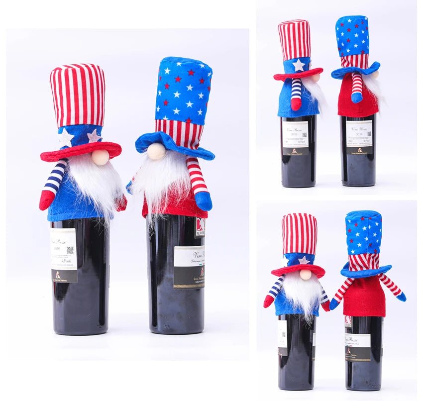 16 Styles American Independence Day Decoration Gnome Doll Patriotic Veterans Day Plush Gnome Doll 4th of July Decor Easter Gnome