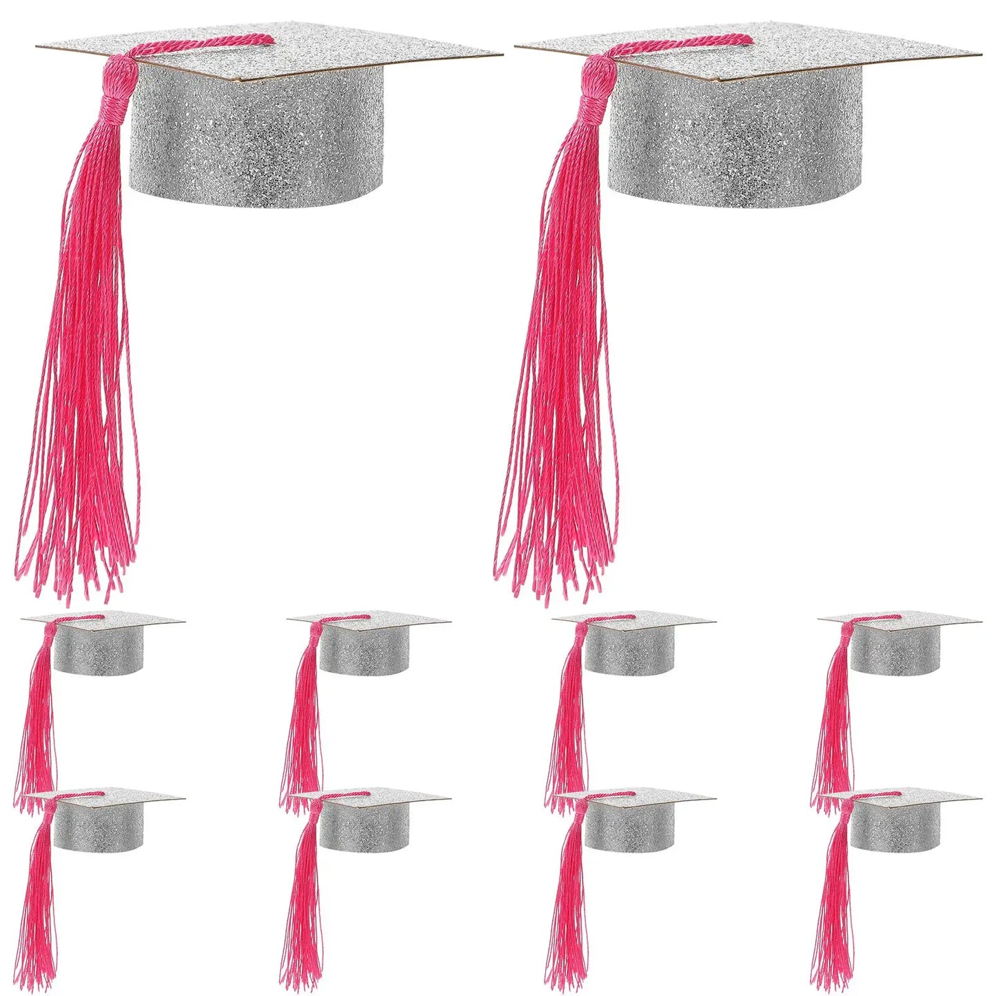 6cm Lids Hats Cap Graduation Party Favors Candy Box Graduation Cap Gift Boxes Graduation Party Decorations for Class Students