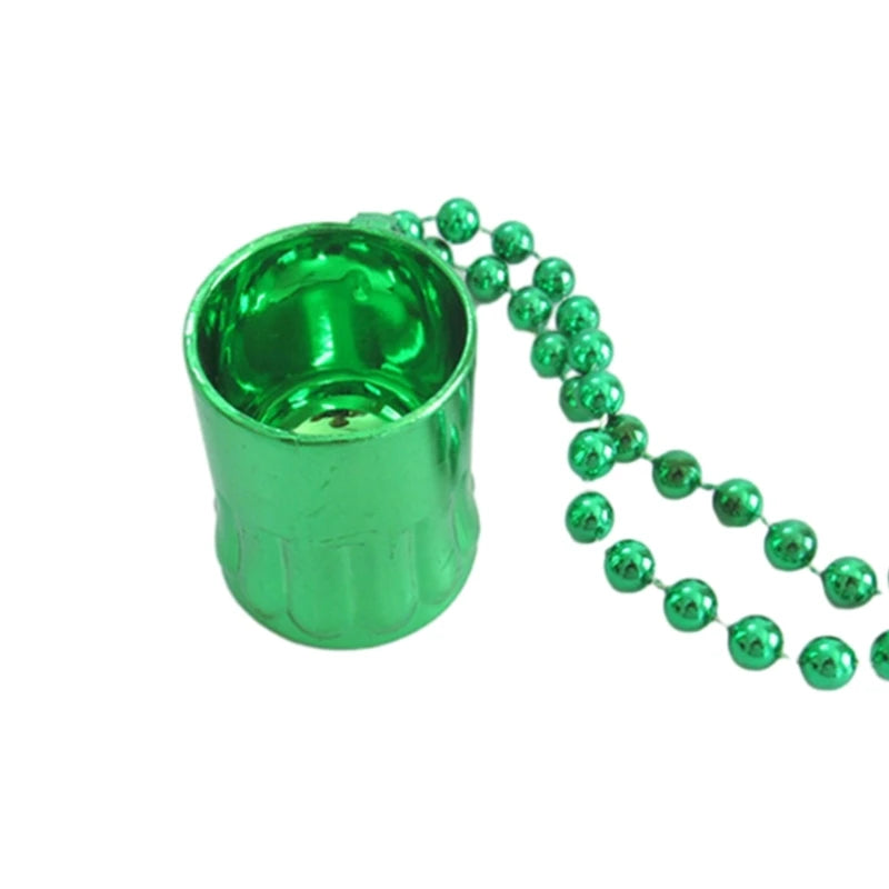 Patricks Day Necklace Irish Festival Accessories for Kids Women Man Decorations Dropship