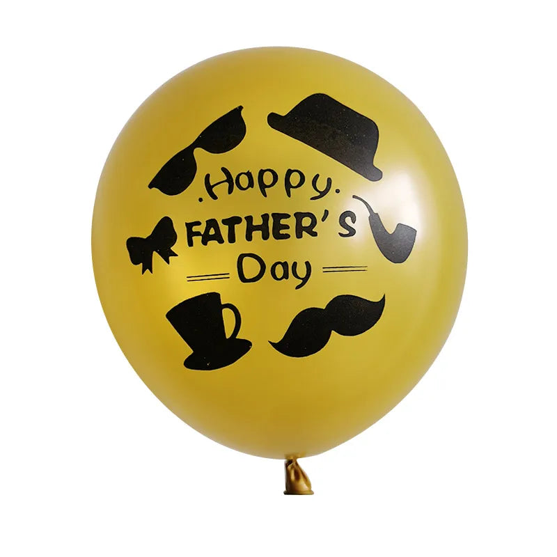 10pcs 12inch English Mother Father Foil Balloons Mother's Day Heart Shape Helium Love Globos Decor Mama Balloon Gifts Balaos