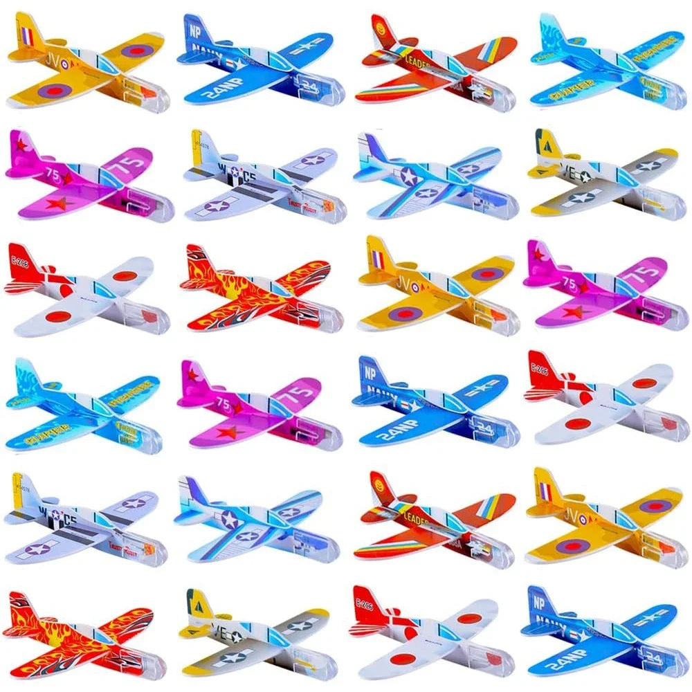 Airplane Party Decoration 12Inch Blue White Latex Balloons Big Plane Foil Cloud Balloon Set for Kids Boys Aviator Theme Birthday