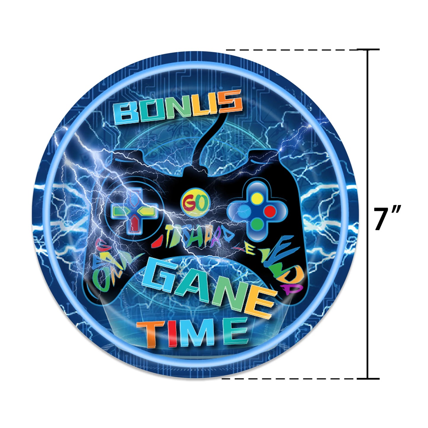Video Game Birthday Decoration Tableware Balloons for Boy Paper Plates Cups Napkins Banner Cake Topper Video Game Party Favors
