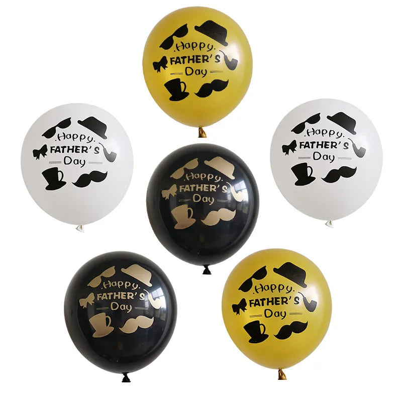 10pcs 12inch English Mother Father Foil Balloons Mother's Day Heart Shape Helium Love Globos Decor Mama Balloon Gifts Balaos