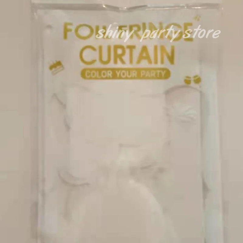 1m×2m Heart Rain Curtain Party Decoration Valentine's Day Atmosphere Background Decor For Birthday Parti Wedding Shooting Props