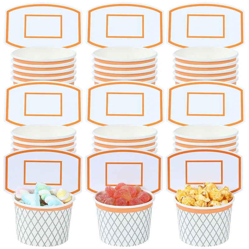 Basketball Birthday Decoration Disposable Tableware Basketball Party Paper Plates Napkins Basketball Birthday Baby Shower Decor