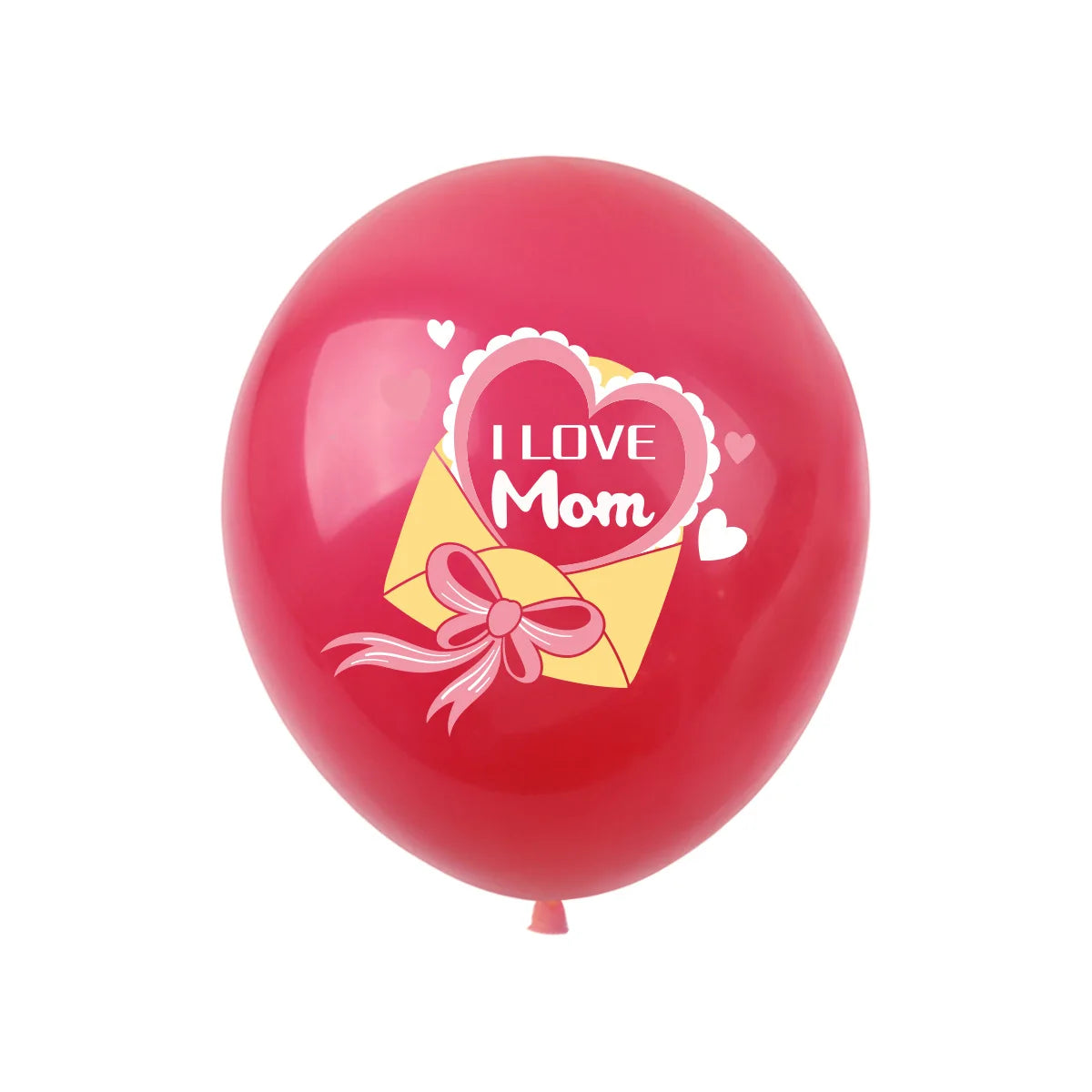 10pcs 12inch English Mother Father Foil Balloons Mother's Day Heart Shape Helium Love Globos Decor Mama Balloon Gifts Balaos