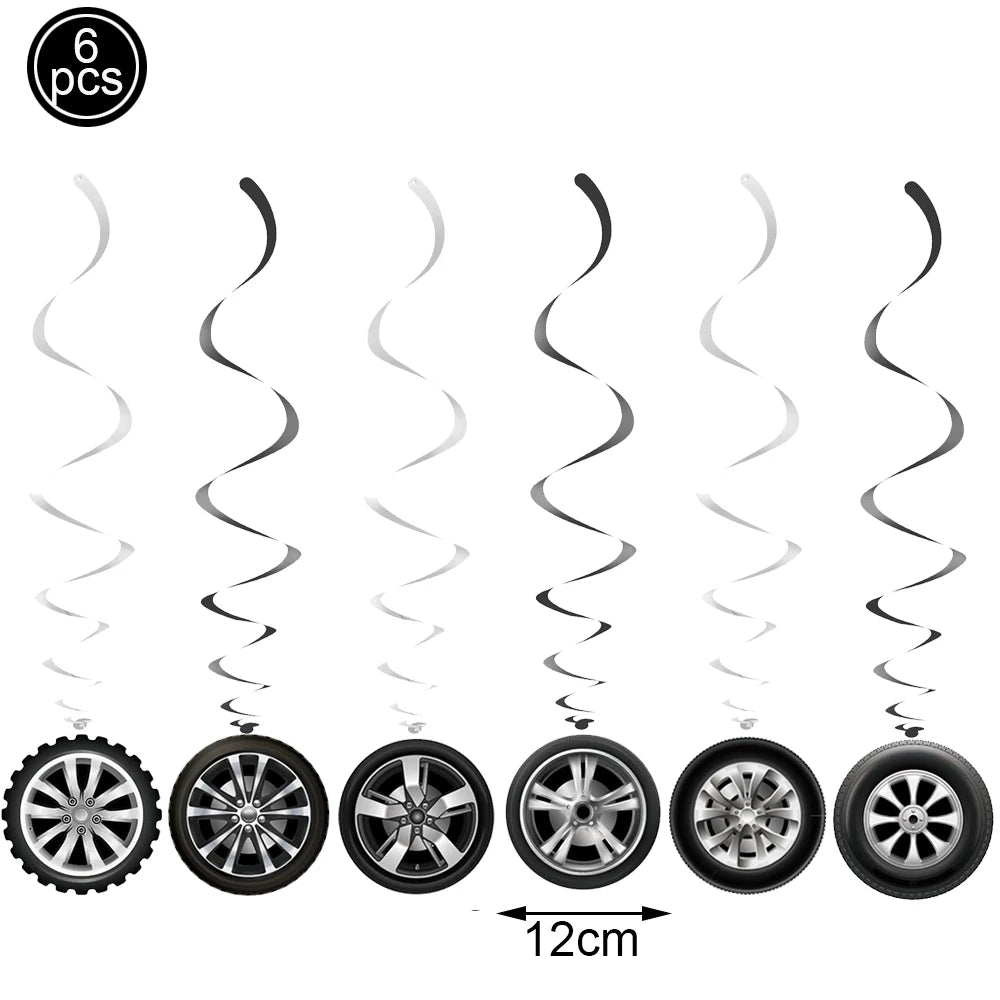 Tire Napkins Race Car Napkin Wheel Paper Napkin Car Party Decor Race Car Party Supplies for Birthday Baby Shower Birthday Party