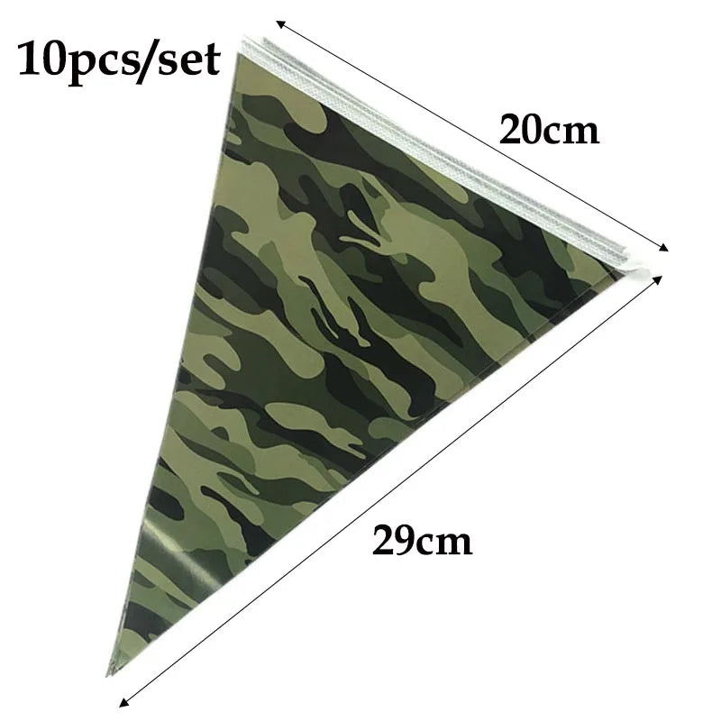 Camouflage Birthday Party Tank Cake Topper Happy Birthday Sign Cake Decor Soldier Camouflage Army Military Birthday Party Decors