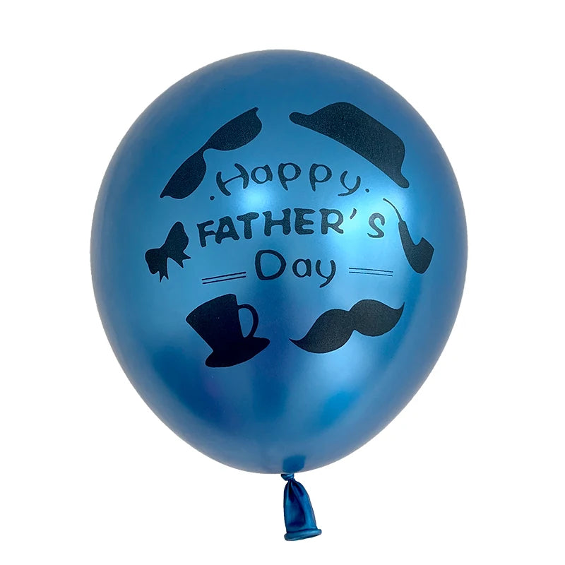 10pcs 12inch English Mother Father Foil Balloons Mother's Day Heart Shape Helium Love Globos Decor Mama Balloon Gifts Balaos
