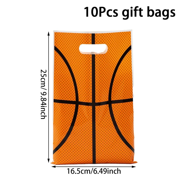 Basketball Birthday Decoration Disposable Tableware Basketball Party Paper Plates Napkins Basketball Birthday Baby Shower Decor