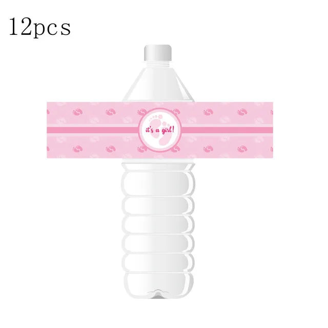Baby Shower Party Water Bottle Stickers It Is A Boy/Girl Boy Or Girl Gender Reveal Party Decoration Supply