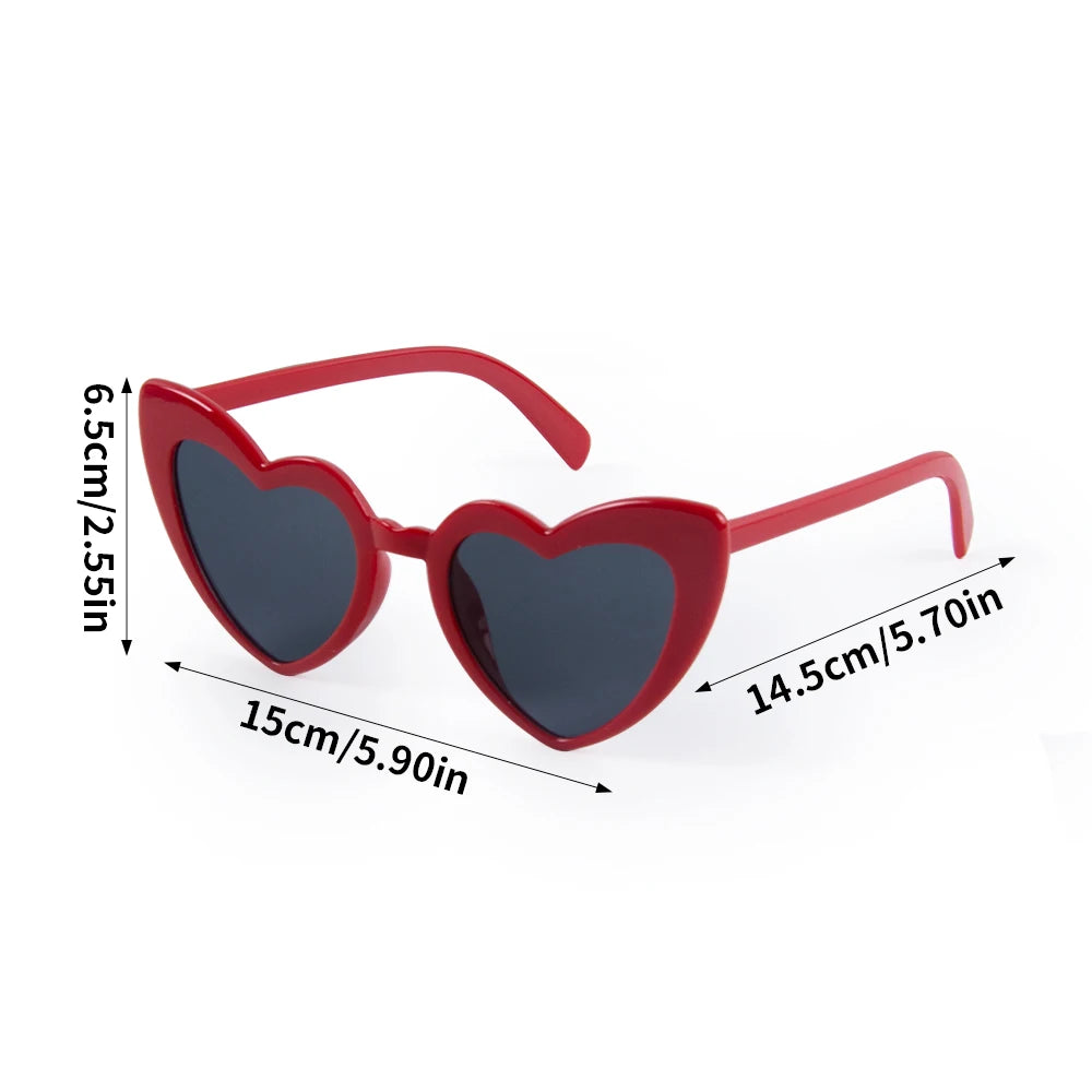 10pcs Bachelorette Party Sunglasses Black White Pink Square Heart Shape Glasses Bride and Groom Photo Glasses Bridal Shower Deco