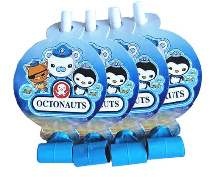 The Octonauts Birthday Party Decoration Disposable Paper Plate Ocean Captain Pirate Penguin Kids Barnacles Peso Suppies Balloons