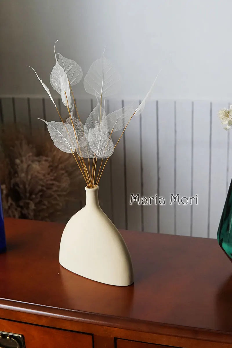 Home Decoration Lucency Leaves Natural Leaf Vein Immortal Artificial Flowers Wedding Table Decoration Wire Stem