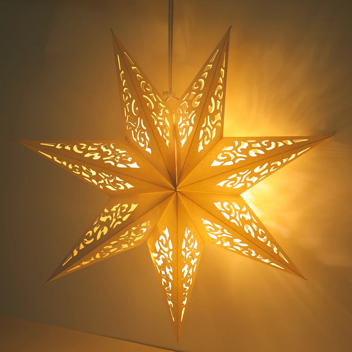 Hollow Star Hanging Pendants Ramadan Decorations 2025 for Home Ramadan Islamic Muslim Party Gifts Eid Mubarak Home Decorations
