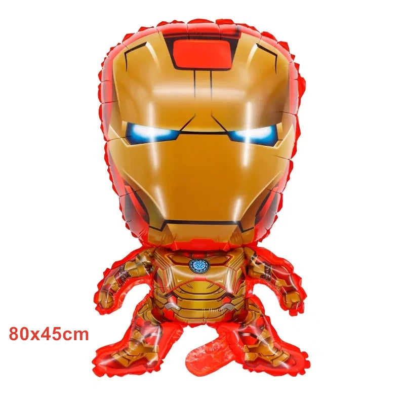 Avengers Superhero Birthday Party Decoration Balloon Cake Plate Paper Cup Box Gift Bag Background Banner 10 People Tableware Set