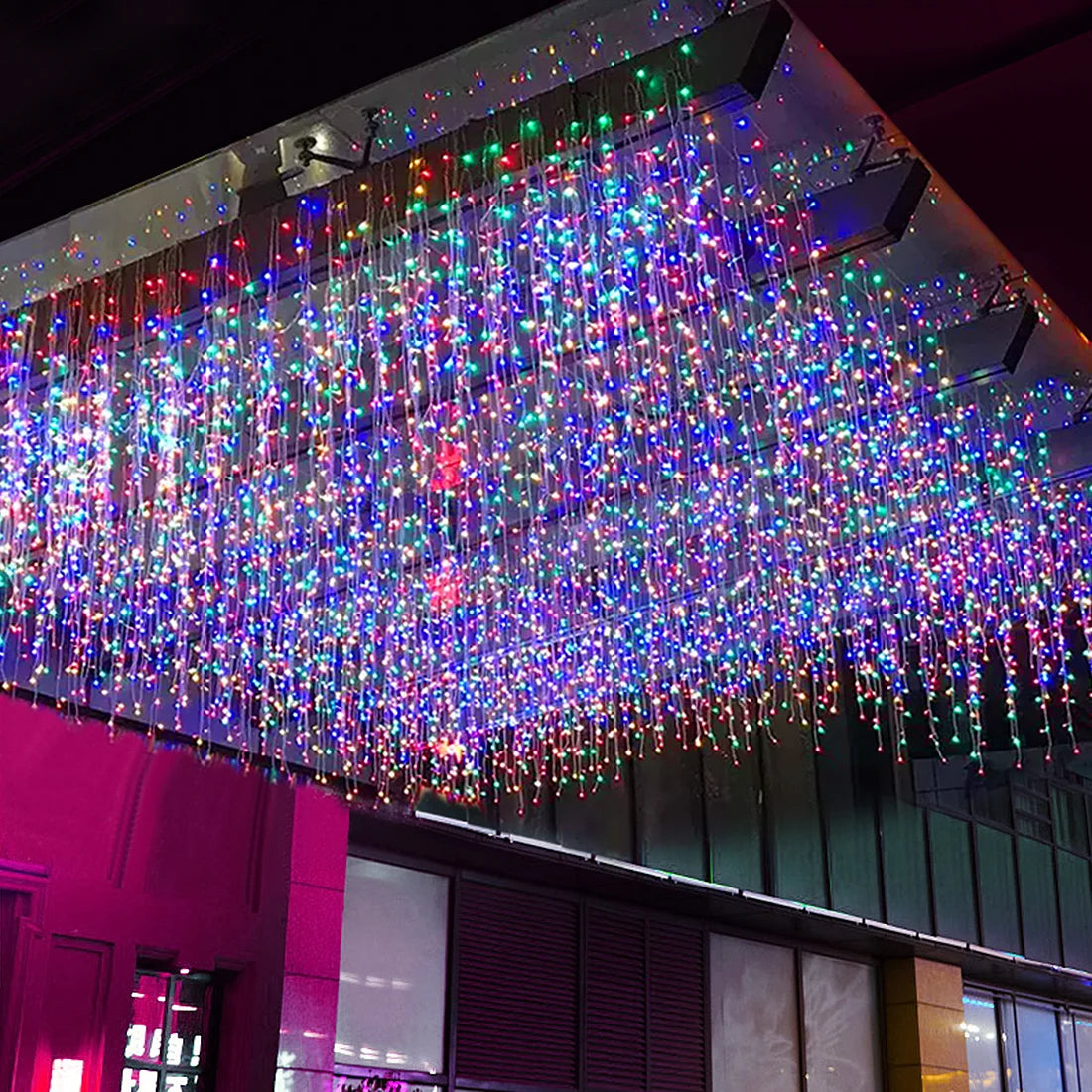 Curtain Icicle Light Indoor Outdoor Eaves Decor String Lights Garden Party Yard Christmas Decoration holiday Garlands 5m