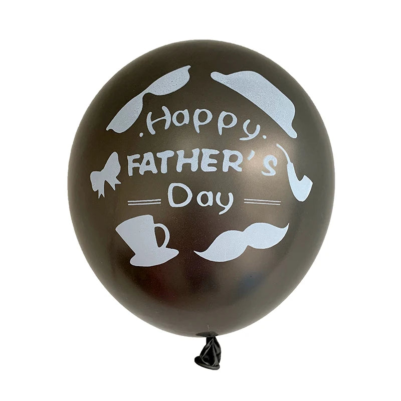 10pcs 12inch English Mother Father Foil Balloons Mother's Day Heart Shape Helium Love Globos Decor Mama Balloon Gifts Balaos