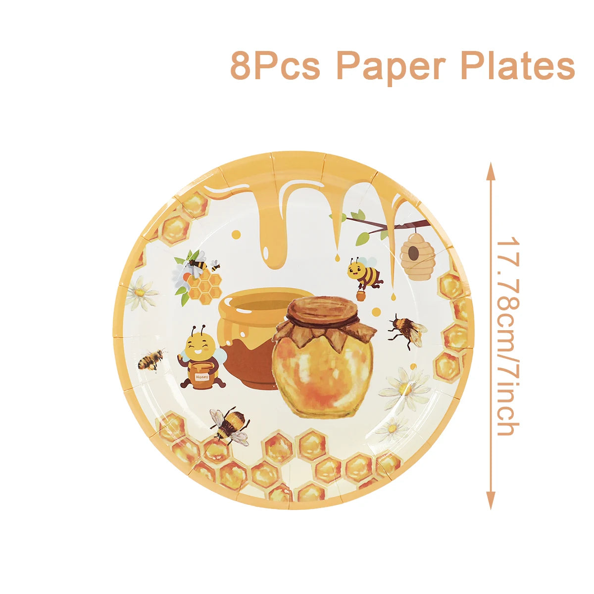 Bumble Bee Party Decorations Party Disposable Plates Napkins Cups Bee Gender Reveal Supplies Bee Birthday Baby Shower Decoration