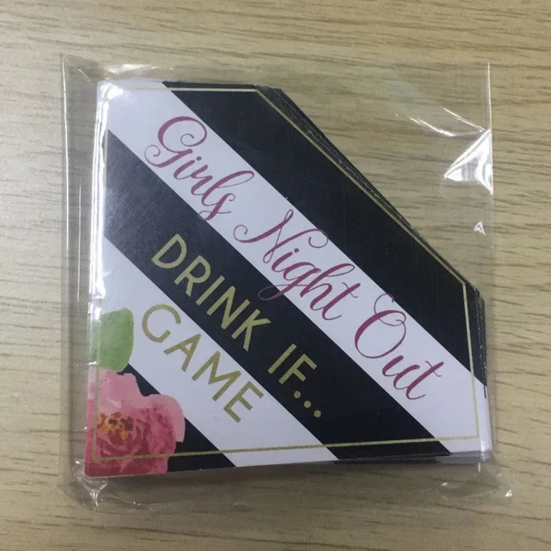 Bachelorette Party Drink If Game Cards Wedding Engagement Bridal Shower Birthday Party Girls Night Activity Drinking Games Suppl
