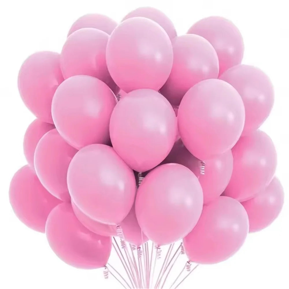 10/20pcs10/12inch Gold Black Pink Latex Balloons Birthday Party Decor Adult Wedding Decoration Helium Globos Baby Shower Balloon