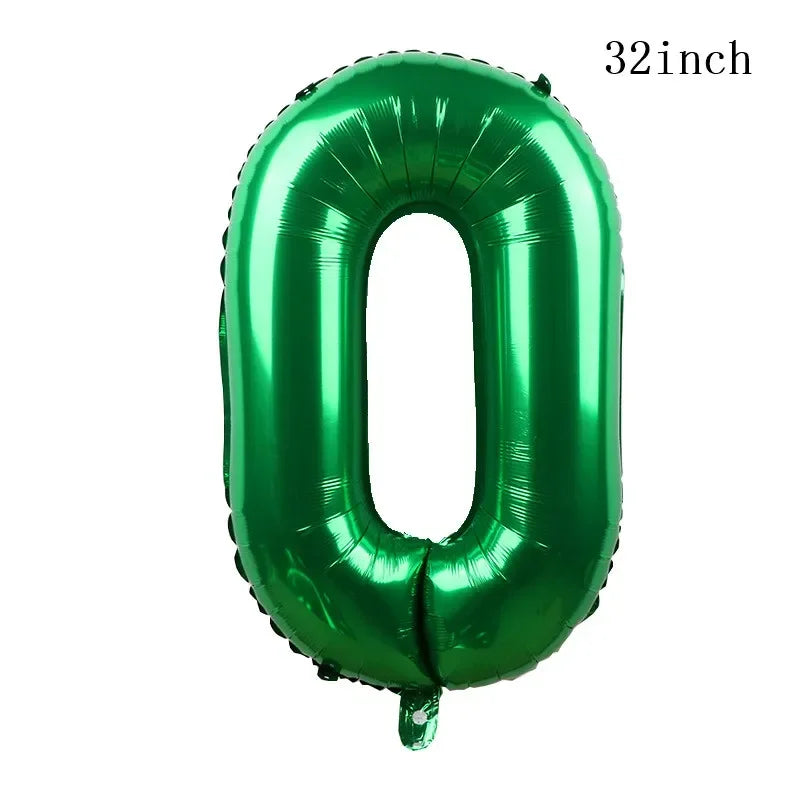 1set How Train Dragon Balloons No Teeth Toothlessing Green Eye Black Loong Party Decoration Happy Birthday Banner Cake Topper