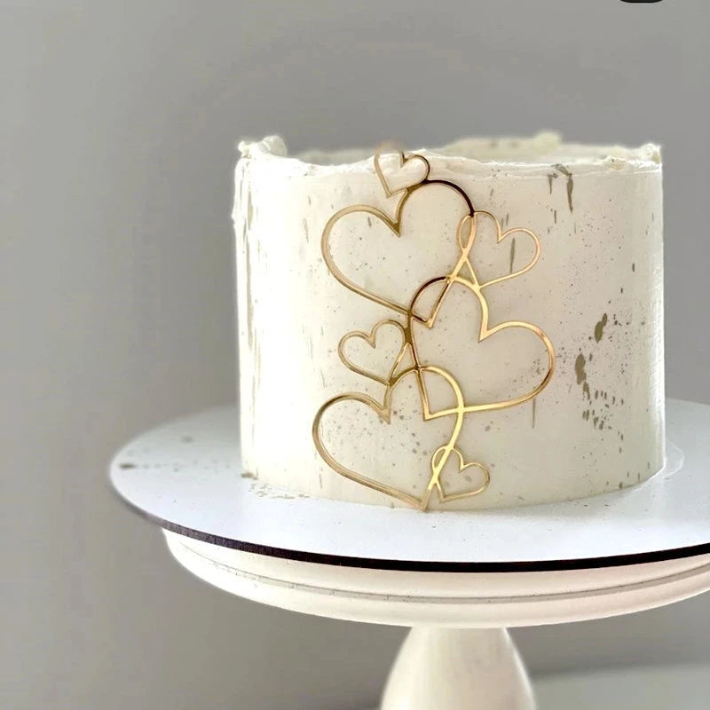 Big Red Love Wedding & Engagement Party Cake Toppers Acrylic Love Valentine's Day Cake Topper for Wedding Party Cake Decorations