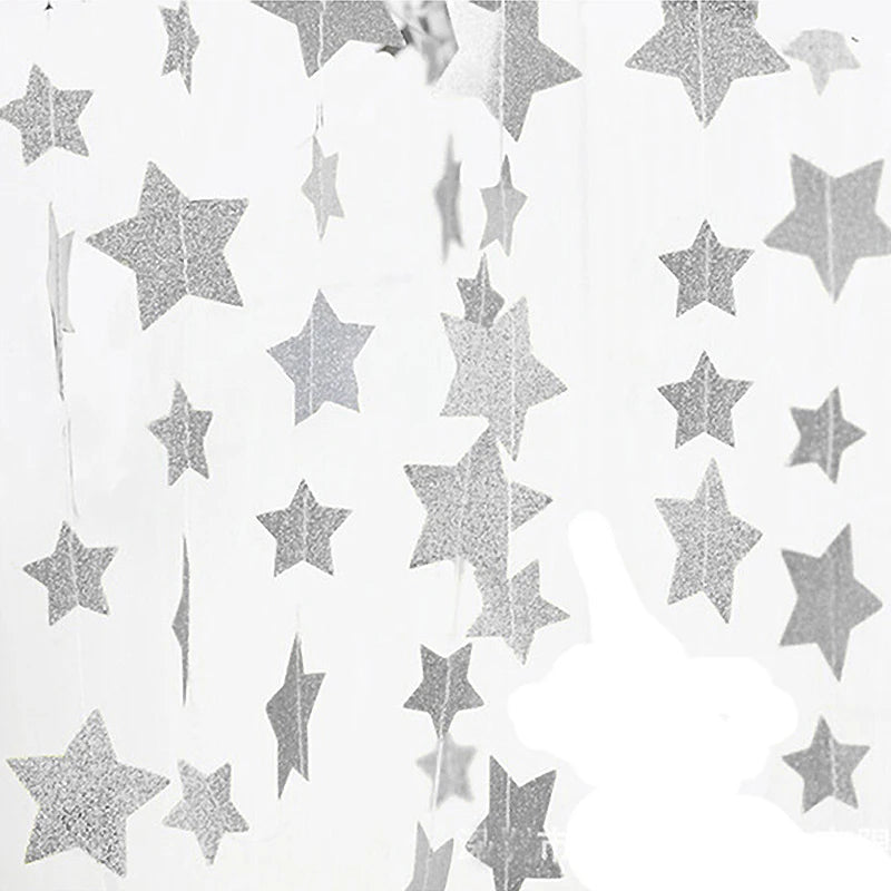4M Glitter Champagne Gold Paper Banner Garland Happy Birthday Decoration for Adult Kids Boy Girl Baby Shower Wedding Party Decor
