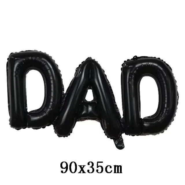 Spanish Super Dad Balloons Happy Father's Day Foil Helium Ball Father Mother Party Decoration Home Scene DIY Arrangement