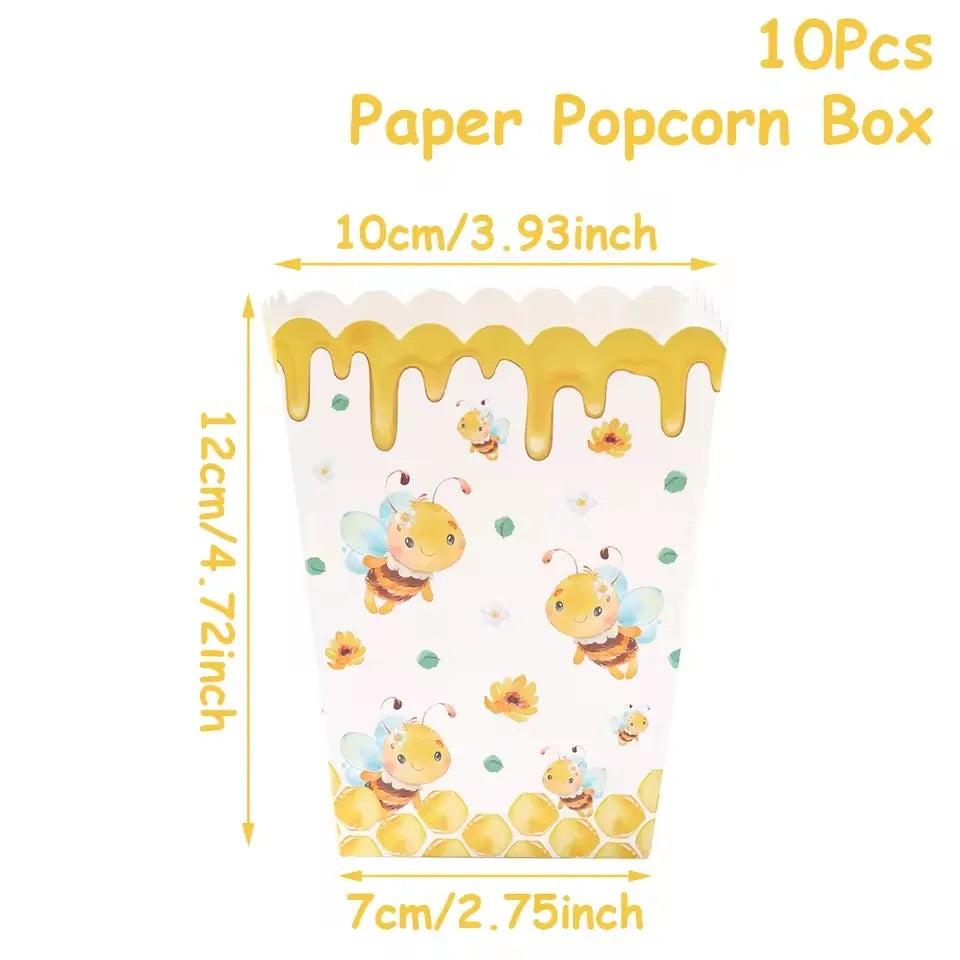 Bumble Bee Party Decorations Party Disposable Plates Napkins Cups Bee Gender Reveal Supplies Bee Birthday Baby Shower Decoration