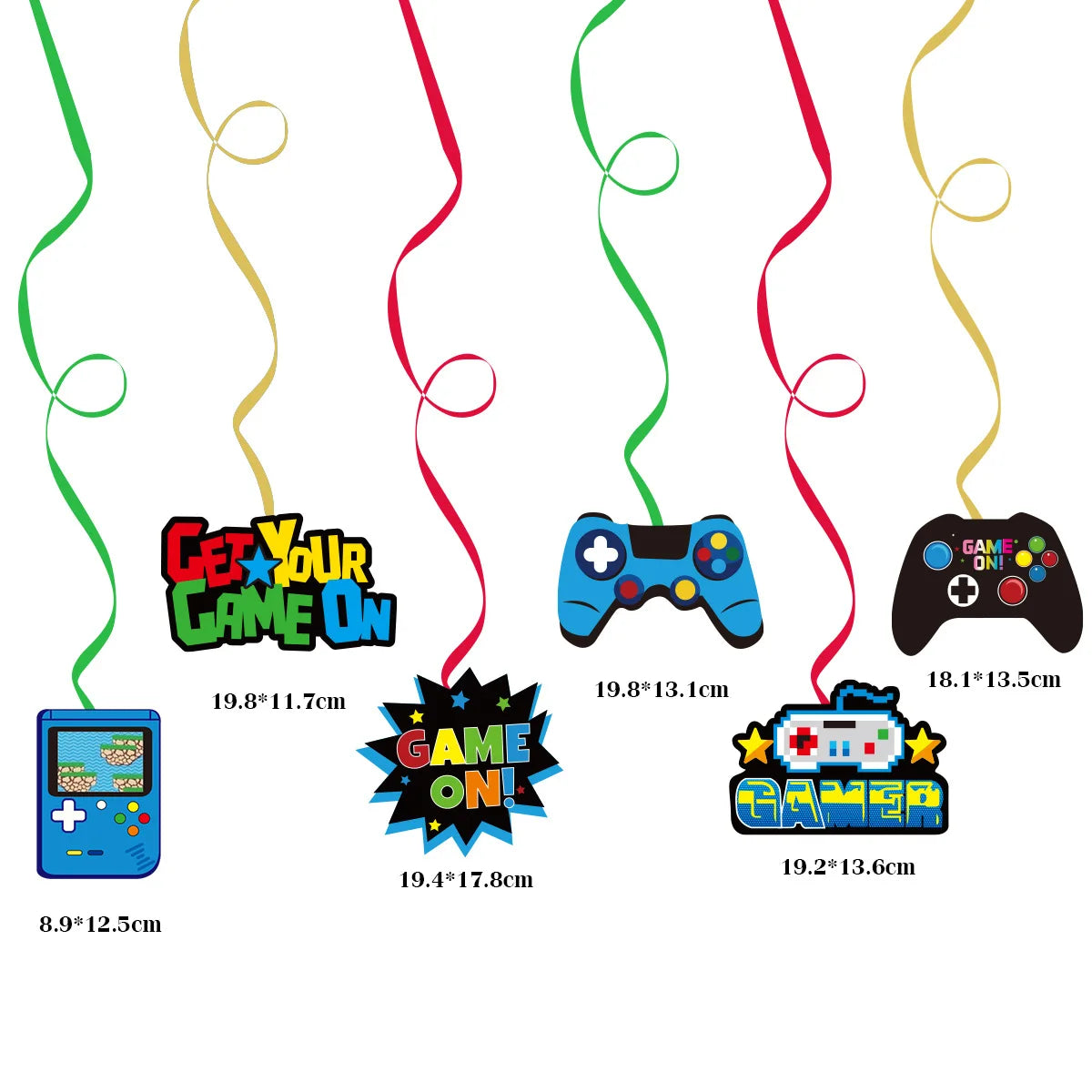 Video Game Birthday Decoration Tableware Balloons for Boy Paper Plates Cups Napkins Banner Cake Topper Video Game Party Favors