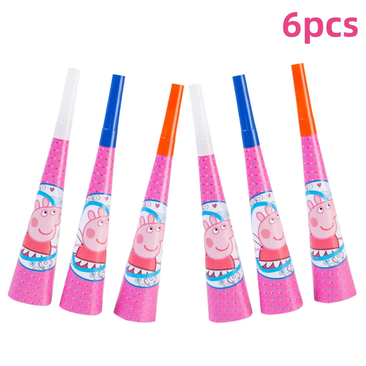 Cartoon Pig Family Birthday Party Balloon Decoration Set for Girls, Disposable Party Tableware Banner, Baby Shower Birthday Hat