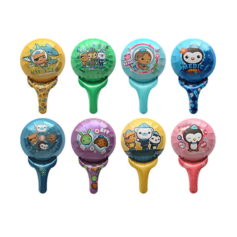 The Octonauts Birthday Party Decoration Disposable Paper Plate Ocean Captain Pirate Penguin Kids Barnacles Peso Suppies Balloons