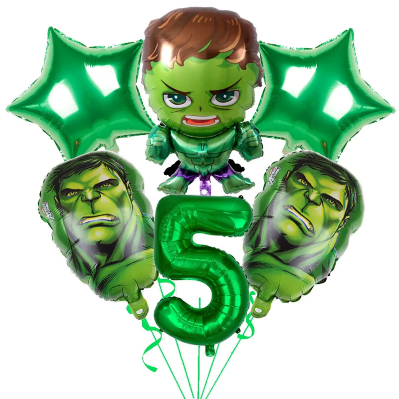 Super Hero Hulk Birthday Party Decoration Balloons Kids Disposable Tableware Cup Plate Backdrop Cake Topper Baby Shower Supplies
