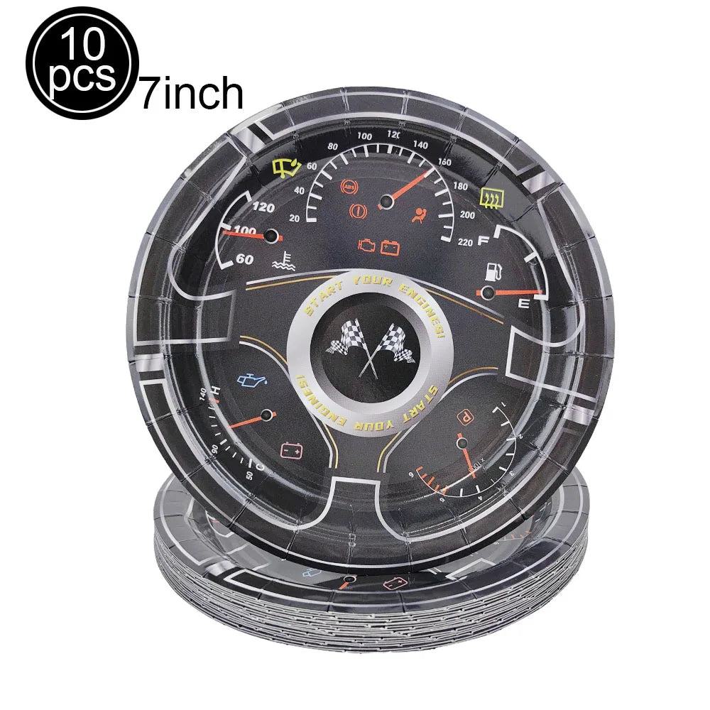 Tire Napkins Race Car Napkin Wheel Paper Napkin Car Party Decor Race Car Party Supplies for Birthday Baby Shower Birthday Party