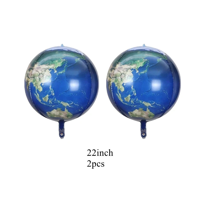 1set World Travel Map Balloons Could Plane Hanging Paper Banners For Boy's Travel Map Themed Airplane Birthday Party Decorations