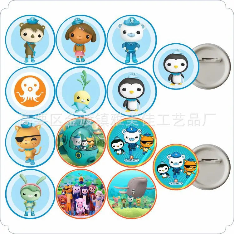 The Octonauts Birthday Party Decoration Disposable Paper Plate Ocean Captain Pirate Penguin Kids Barnacles Peso Suppies Balloons