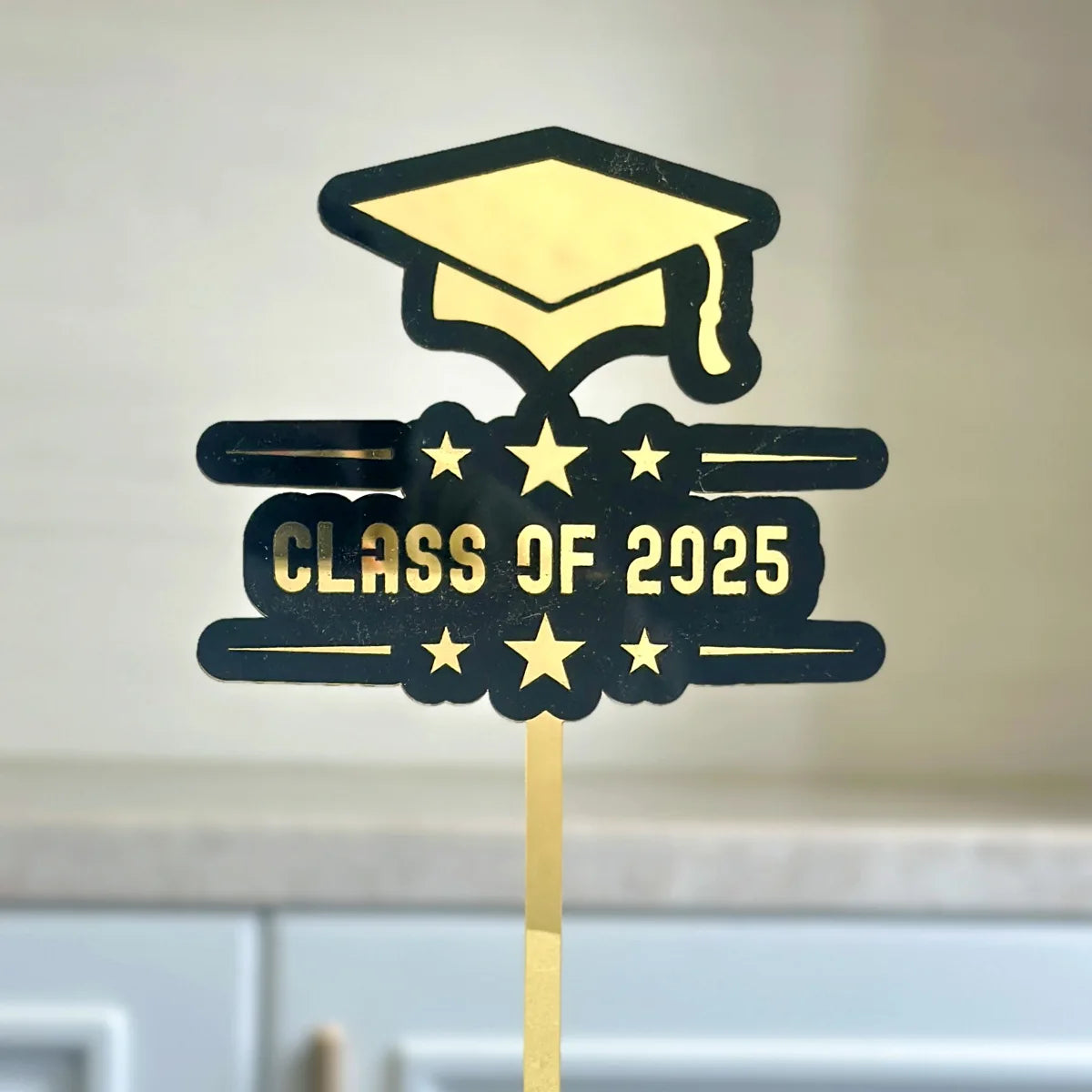 INS Class of 2025 Graduation Cake Topper Decor for Graduation Party DIY Cake Dessert Decorations Supplies