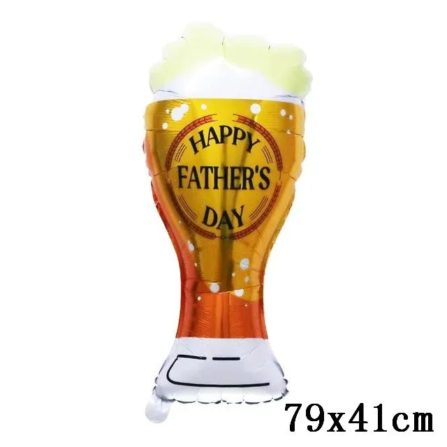 Spanish Super Dad Balloons Happy Father's Day Foil Helium Ball Father Mother Party Decoration Home Scene DIY Arrangement