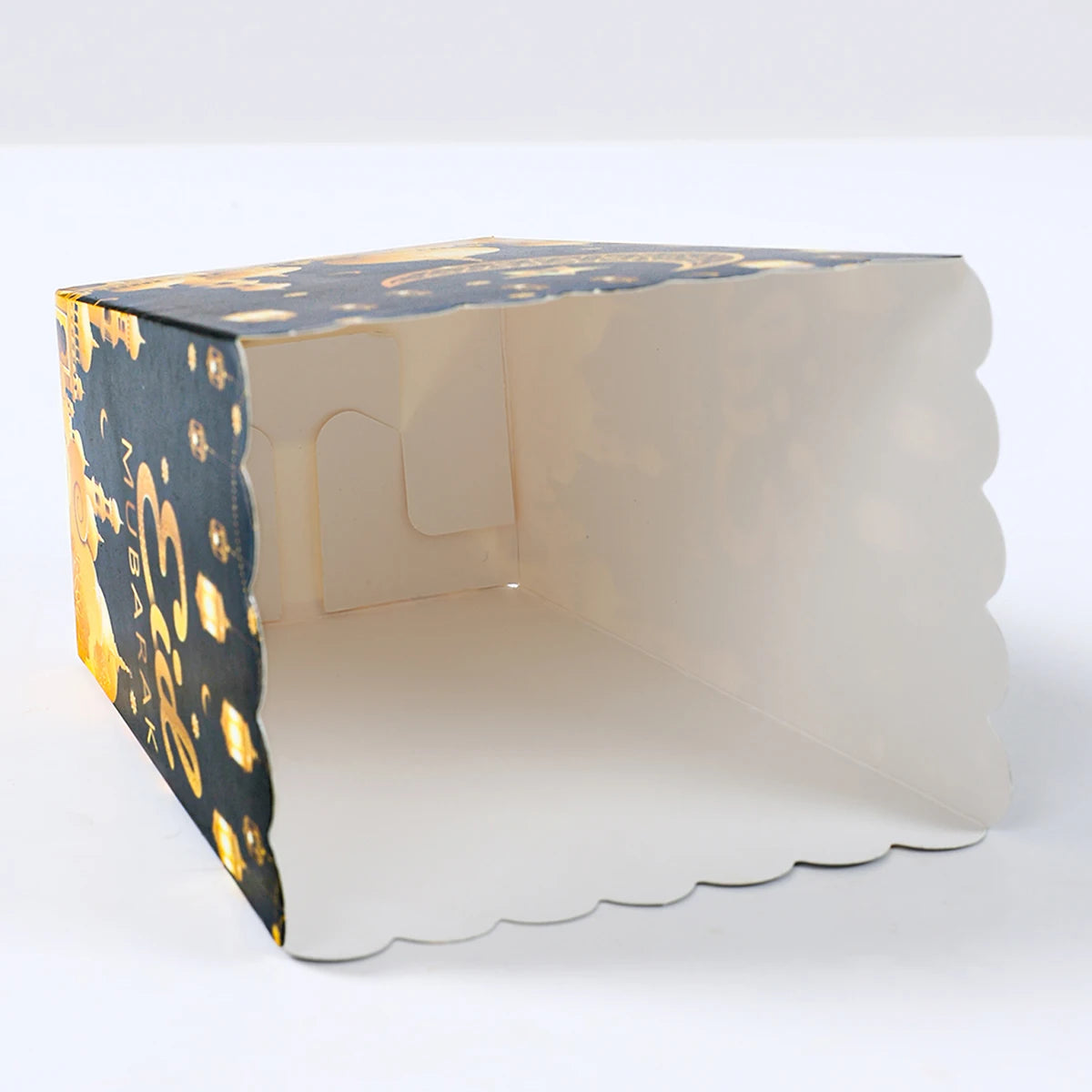 EID Mubarak Popcorn Box Biscuit Gift Box Ramadan Decoration 2025 For Home EID Mubarak Islamic Muslim Party Decor Eid al-Fitr
