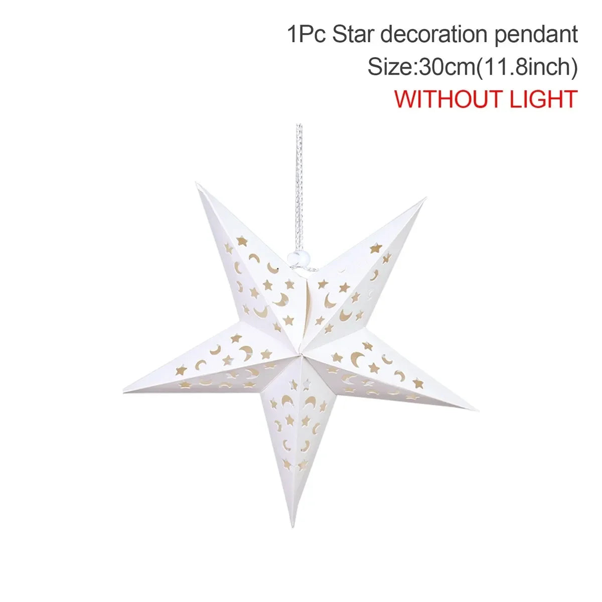 Hollow Star Hanging Pendants Ramadan Decorations 2025 for Home Ramadan Islamic Muslim Party Gifts Eid Mubarak Home Decorations